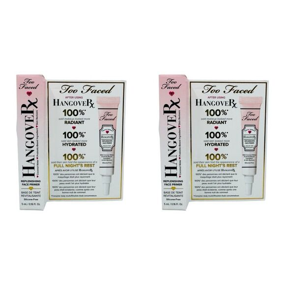 Too Faced Hangover Replenishing Face Mini Primer - 2 Count - 5 ml / 0.16 fl x 2 - Picture 1 of 3